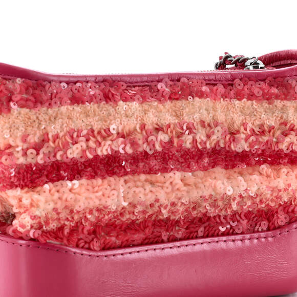 Chanel Gabrielle Hobo Sequins Small #148968C24B - Picture 7 of 8